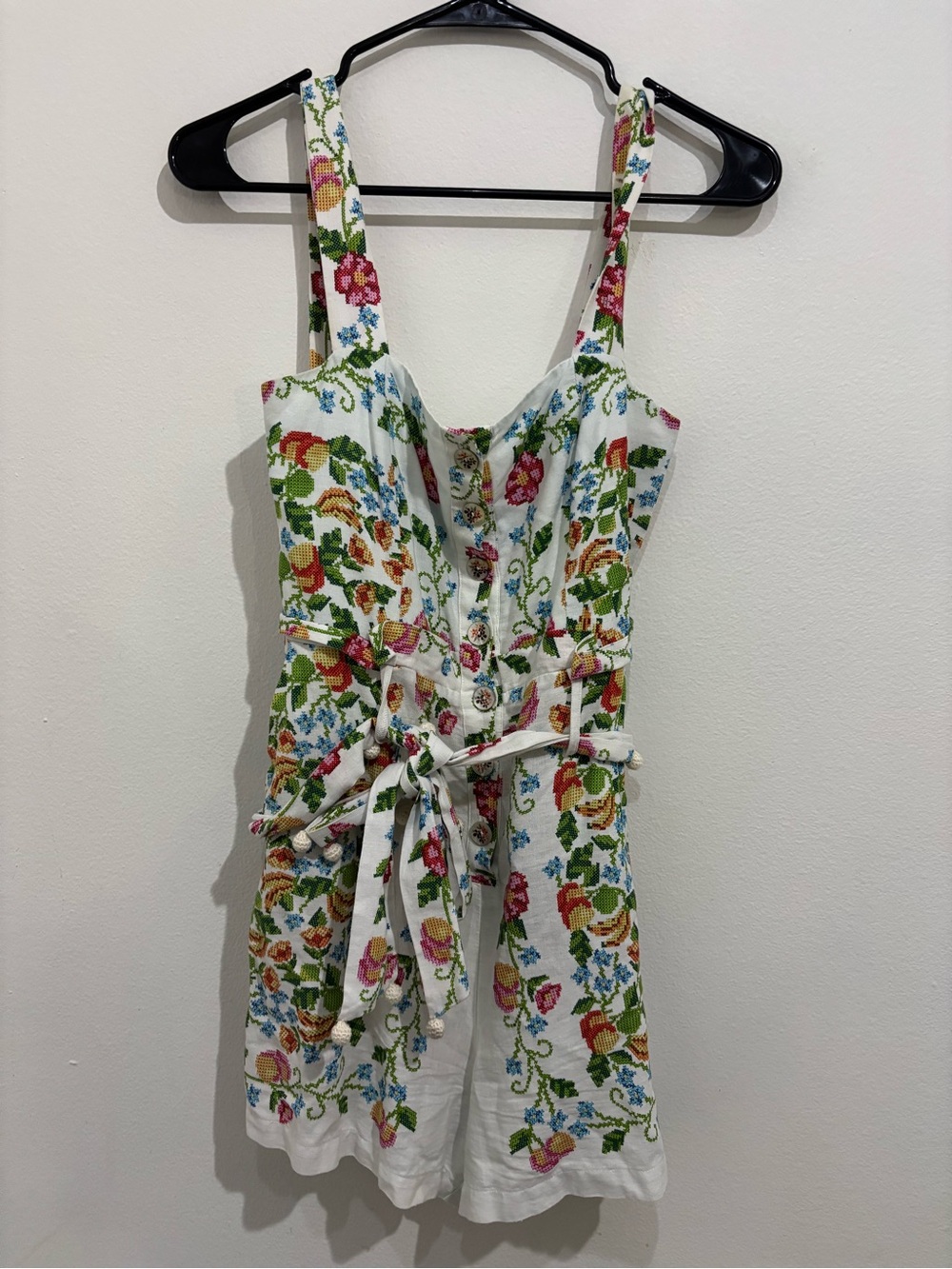 Farm Rio "Tropical Romance" Romper Size XS